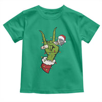 Funny Christmas Rock Toddler T Shirt Rock Green Hand Style Xmas - Wonder Print Shop