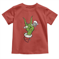 Funny Christmas Rock Toddler T Shirt Rock Green Hand Style Xmas - Wonder Print Shop