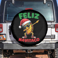 Funny Taco Mexican Christmas Spare Tire Cover Feliz Navitaco - Wonder Print Shop