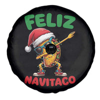 Funny Taco Mexican Christmas Spare Tire Cover Feliz Navitaco - Wonder Print Shop