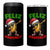 Funny Taco Mexican Christmas 4 in 1 Can Cooler Tumbler Feliz Navitaco - Wonder Print Shop