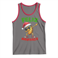 Funny Taco Mexican Christmas Tank Top Feliz Navitaco - Wonder Print Shop