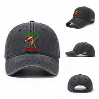 Funny Taco Mexican Christmas Washed Cotton Baseball Cap Feliz Navitaco