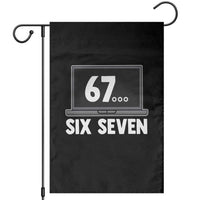 67 Six Seven Meme Garden Flag Funny Tech Support - Wonder Print Shop