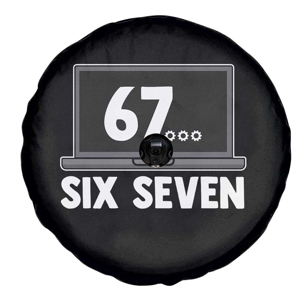 67 Six Seven Meme Spare Tire Cover Funny Tech Support - Wonder Print Shop