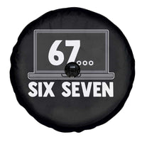67 Six Seven Meme Spare Tire Cover Funny Tech Support - Wonder Print Shop