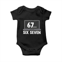 67 Six Seven Meme Baby Onesie Funny Tech Support - Wonder Print Shop