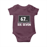 67 Six Seven Meme Baby Onesie Funny Tech Support - Wonder Print Shop