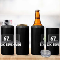 67 Six Seven Meme 4 in 1 Can Cooler Tumbler Funny Tech Support - Wonder Print Shop