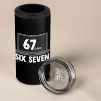 67 Six Seven Meme 4 in 1 Can Cooler Tumbler Funny Tech Support - Wonder Print Shop