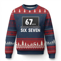 67 Six Seven Meme Ugly Christmas Sweater Funny Tech Support - Wonder Print Shop