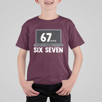 67 Six Seven Meme T Shirt For Kid Funny Tech Support - Wonder Print Shop