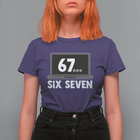 67 Six Seven Meme T Shirt For Women Funny Tech Support - Wonder Print Shop