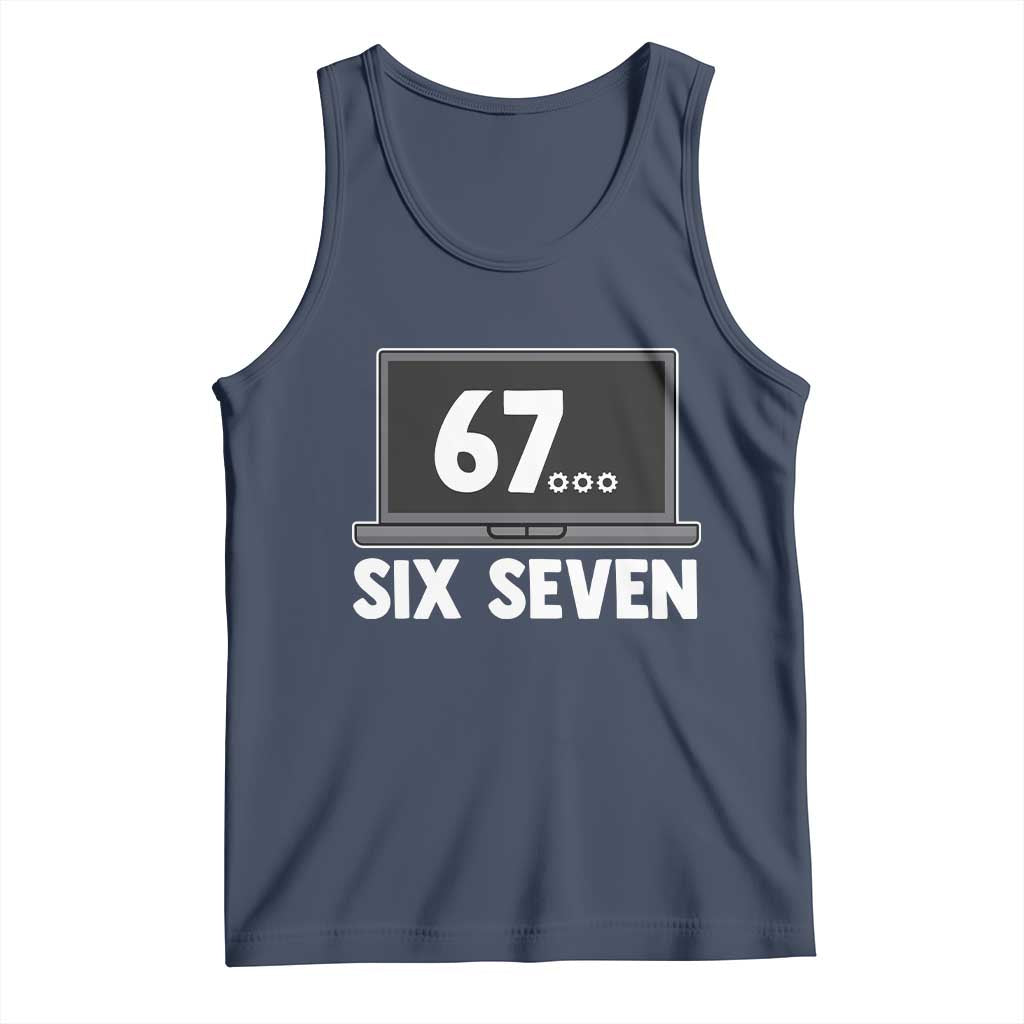 67 Six Seven Meme Tank Top Funny Tech Support - Wonder Print Shop