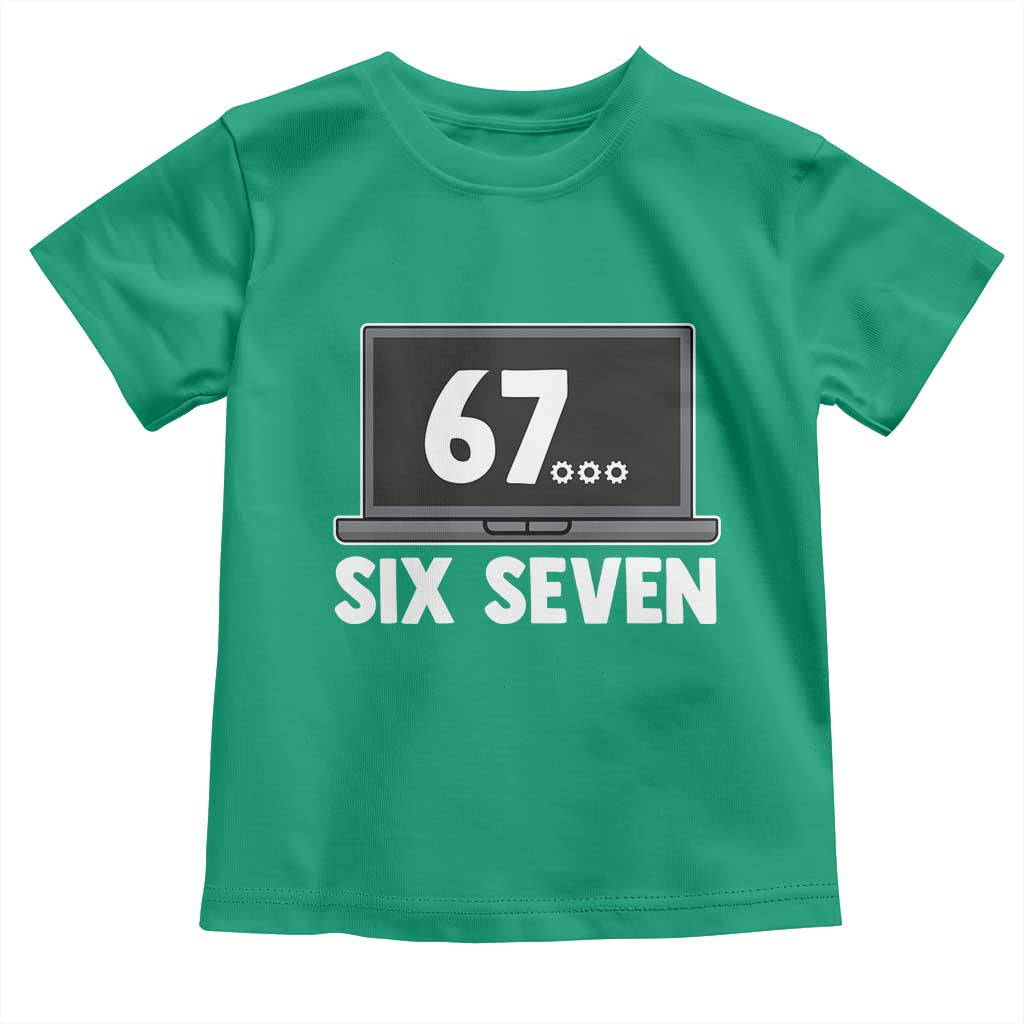 67 Six Seven Meme Toddler T Shirt Funny Tech Support - Wonder Print Shop