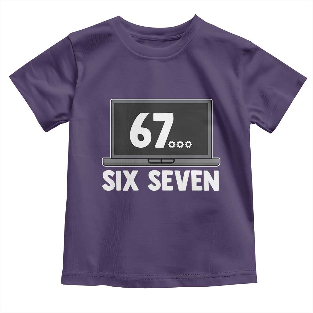 67 Six Seven Meme Toddler T Shirt Funny Tech Support - Wonder Print Shop