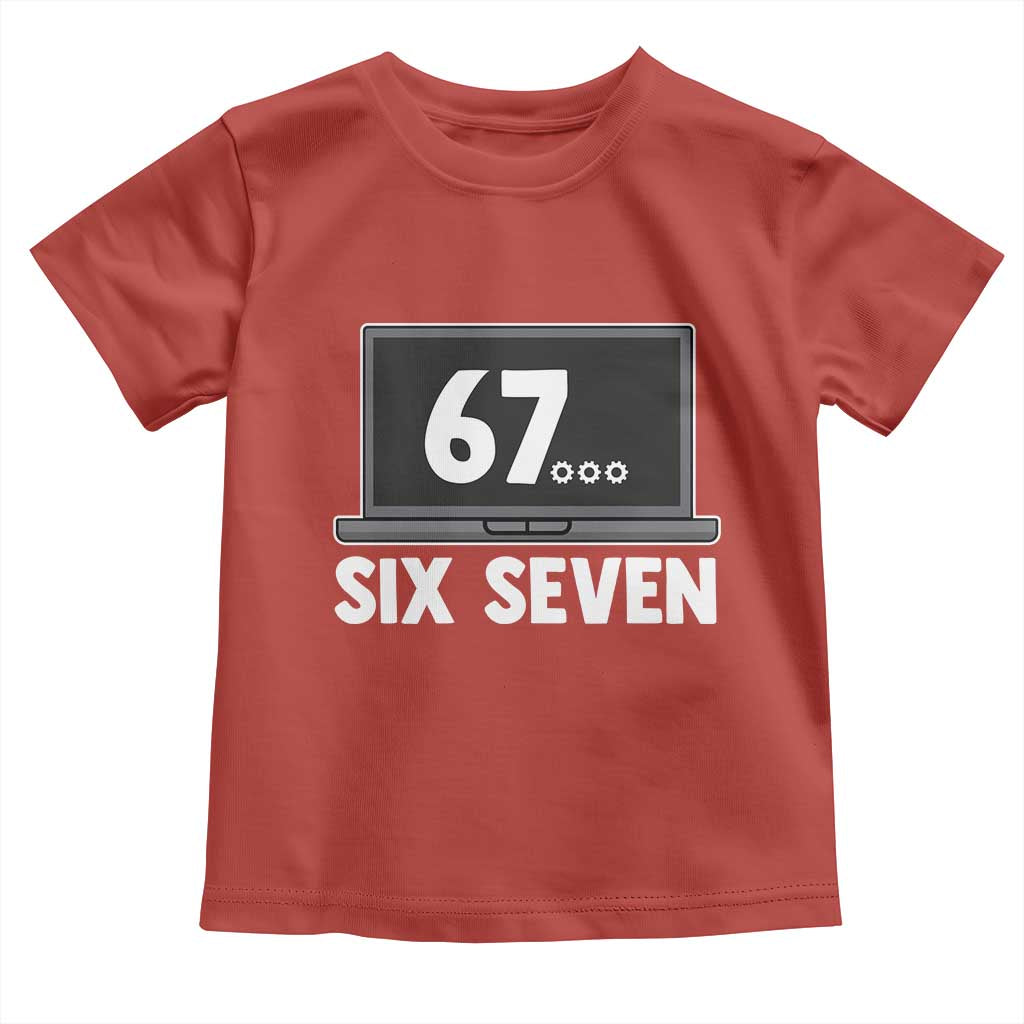 67 Six Seven Meme Toddler T Shirt Funny Tech Support - Wonder Print Shop