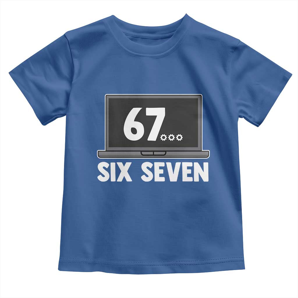 67 Six Seven Meme Toddler T Shirt Funny Tech Support - Wonder Print Shop