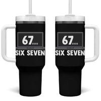 67 Six Seven Meme Tumbler With Handle Funny Tech Support - Wonder Print Shop