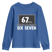 67 Six Seven Meme Youth Sweatshirt Funny Tech Support - Wonder Print Shop