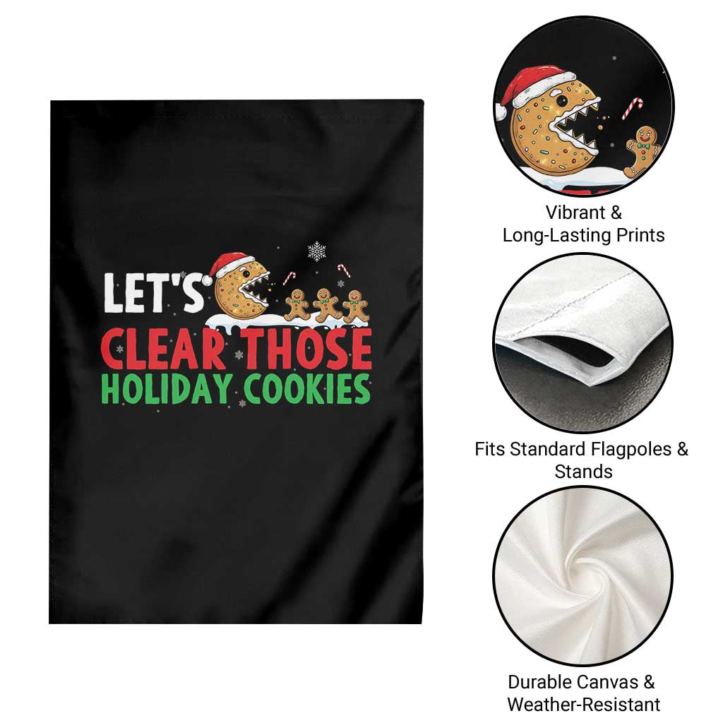 Tech Support Christmas Garden Flag Let Is Clear Those Holiday Cookies - Wonder Print Shop