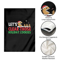 Tech Support Christmas Garden Flag Let Is Clear Those Holiday Cookies - Wonder Print Shop