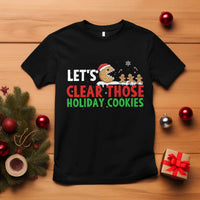 Tech Support Christmas T Shirt Let Is Clear Those Holiday Cookies - Wonder Print Shop