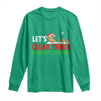 Tech Support Christmas Long Sleeve Shirt Let Is Clear Those Holiday Cookies - Wonder Print Shop