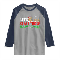 Tech Support Christmas Raglan Shirt Let Is Clear Those Holiday Cookies - Wonder Print Shop