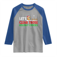 Tech Support Christmas Raglan Shirt Let Is Clear Those Holiday Cookies - Wonder Print Shop