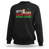 Tech Support Christmas Sweatshirt Let Is Clear Those Holiday Cookies - Wonder Print Shop