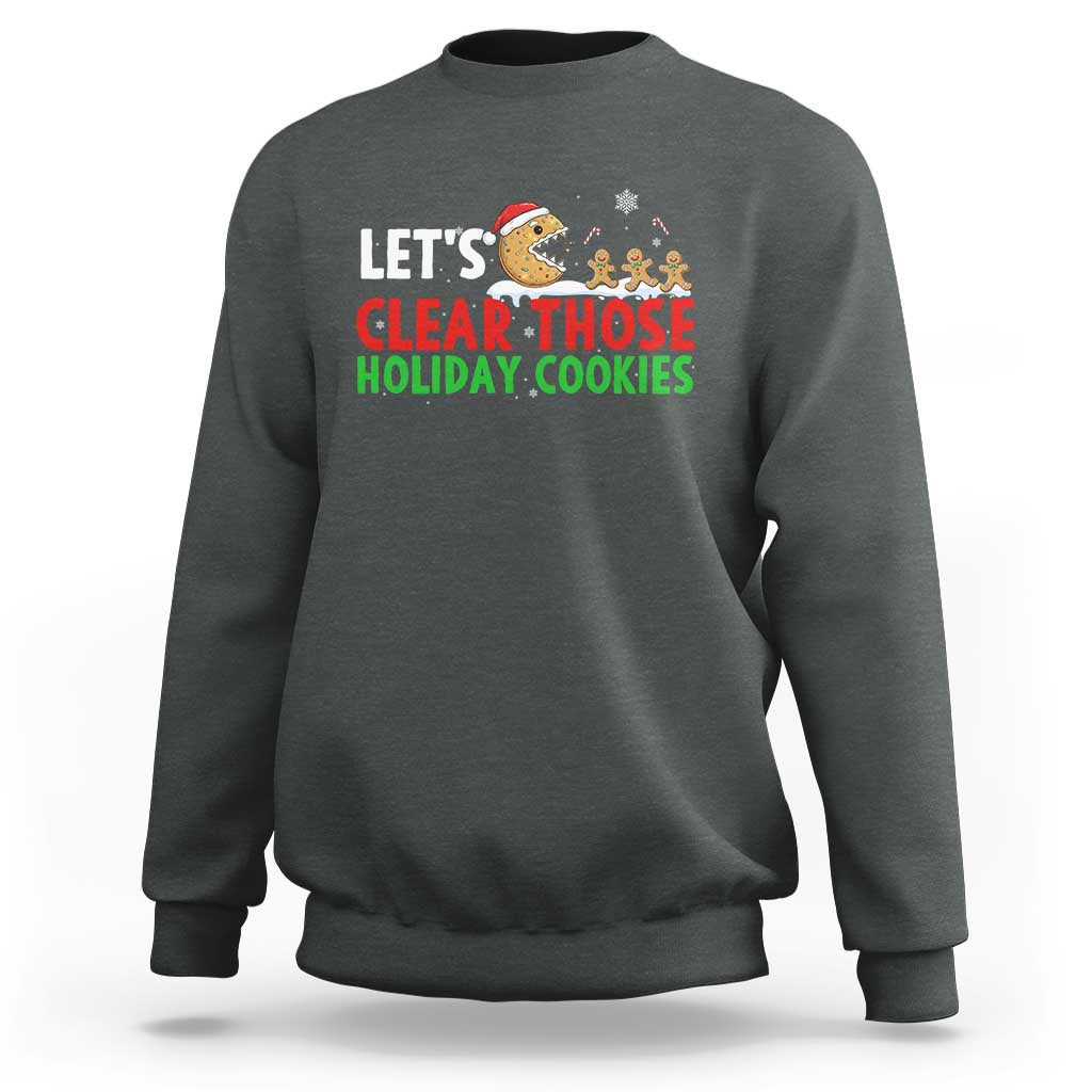 Tech Support Christmas Sweatshirt Let Is Clear Those Holiday Cookies - Wonder Print Shop