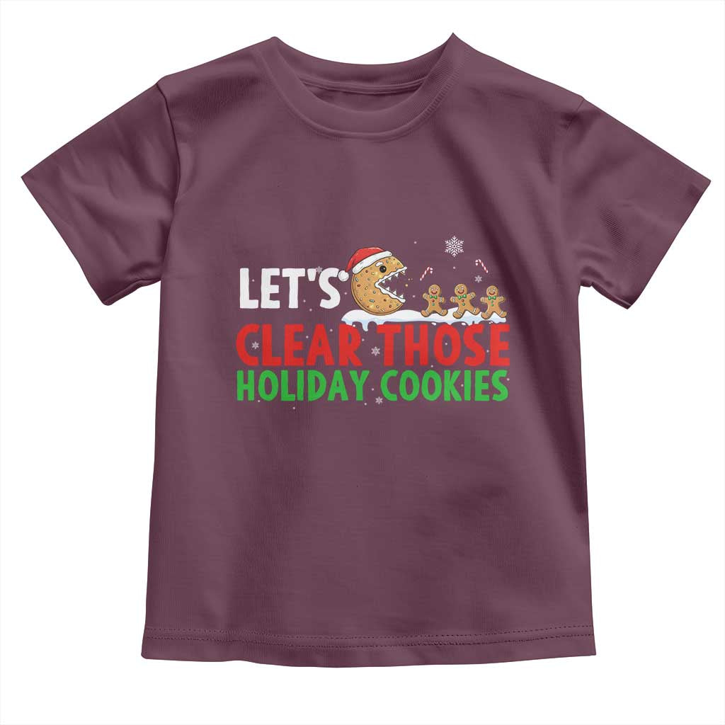 Tech Support Christmas Toddler T Shirt Let Is Clear Those Holiday Cookies - Wonder Print Shop