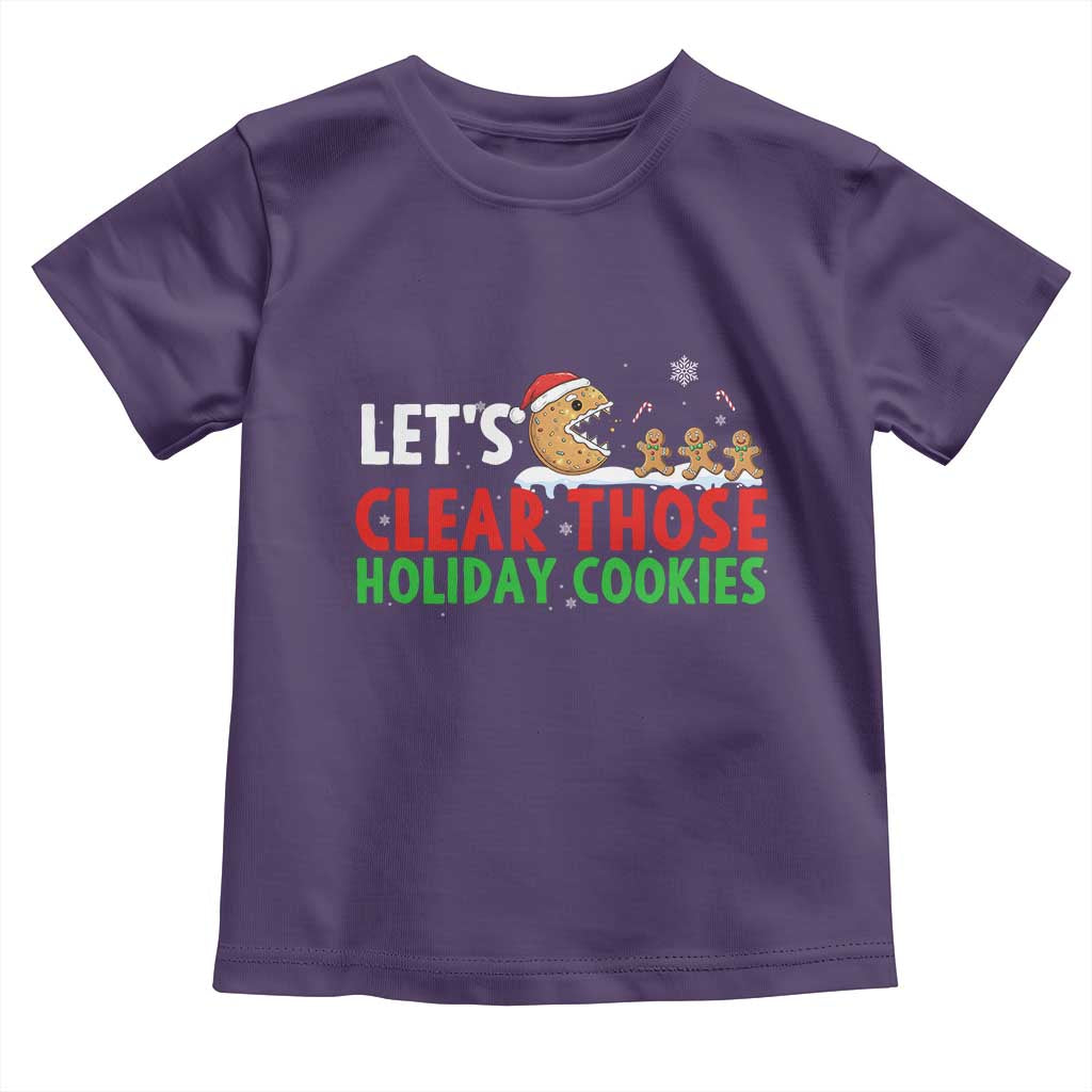Tech Support Christmas Toddler T Shirt Let Is Clear Those Holiday Cookies - Wonder Print Shop