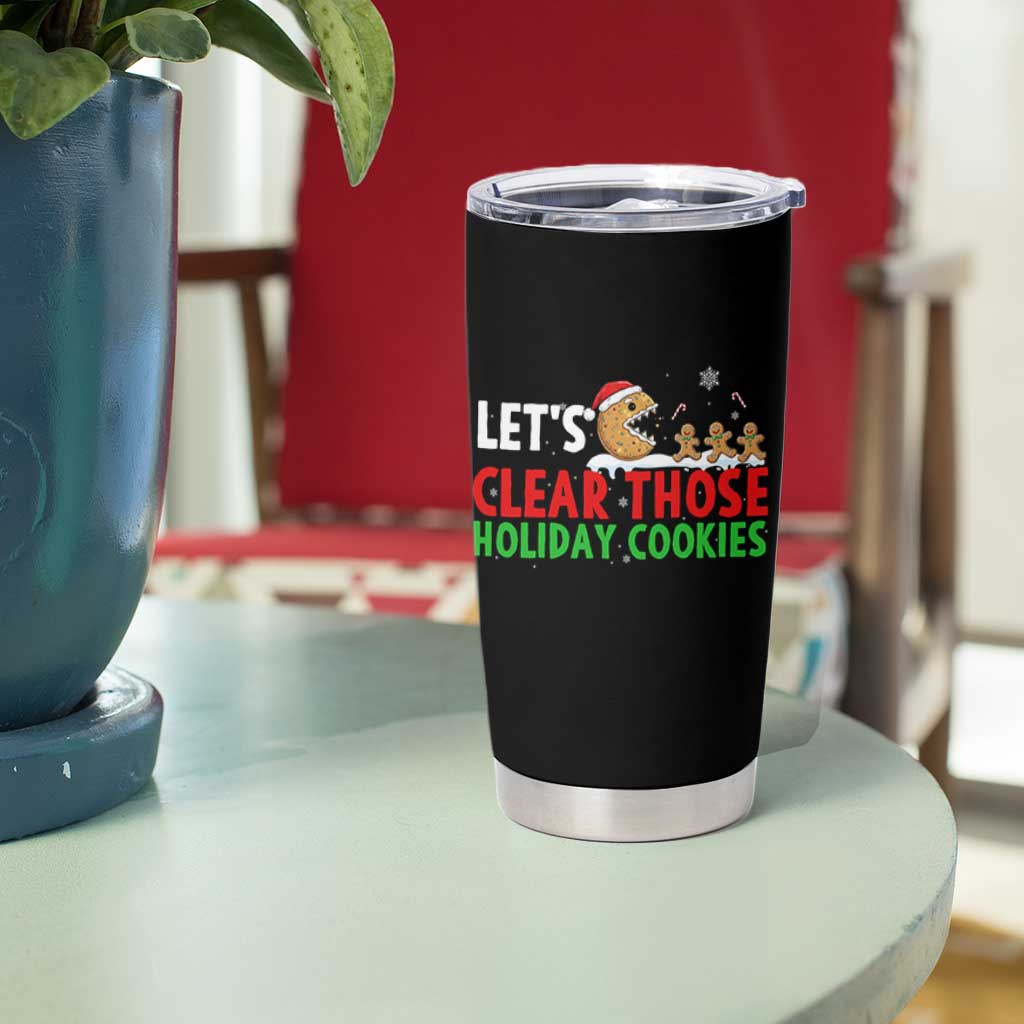 Tech Support Christmas Tumbler Cup Let Is Clear Those Holiday Cookies - Wonder Print Shop