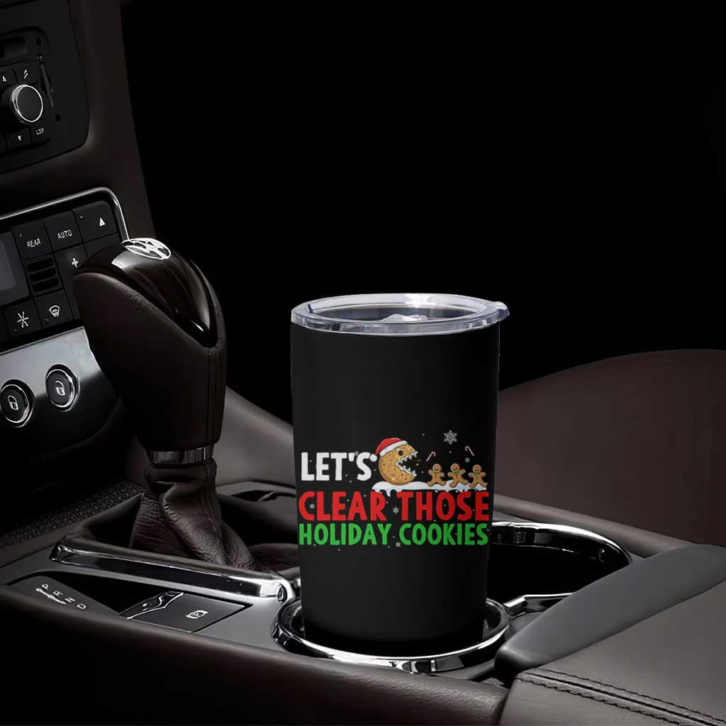 Tech Support Christmas Tumbler Cup Let Is Clear Those Holiday Cookies - Wonder Print Shop