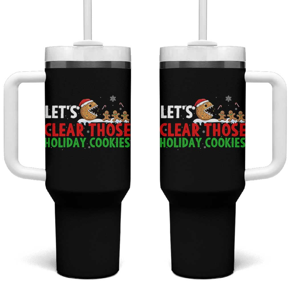 Tech Support Christmas Tumbler With Handle Let Is Clear Those Holiday Cookies - Wonder Print Shop