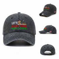 Tech Support Christmas Washed Cotton Baseball Cap Let Is Clear Those Holiday Cookies