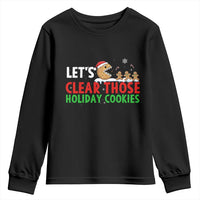 Tech Support Christmas Youth Sweatshirt Let Is Clear Those Holiday Cookies - Wonder Print Shop