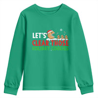 Tech Support Christmas Youth Sweatshirt Let Is Clear Those Holiday Cookies - Wonder Print Shop