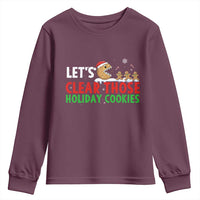 Tech Support Christmas Youth Sweatshirt Let Is Clear Those Holiday Cookies - Wonder Print Shop