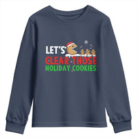 Tech Support Christmas Youth Sweatshirt Let Is Clear Those Holiday Cookies - Wonder Print Shop