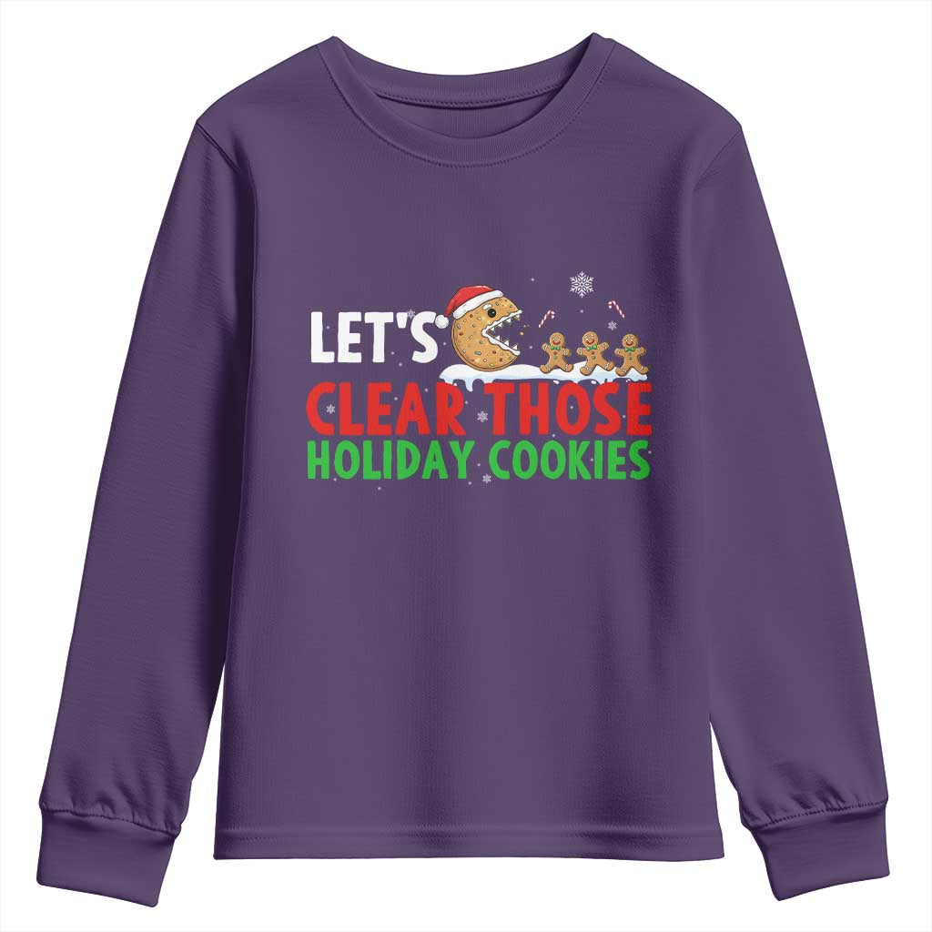 Tech Support Christmas Youth Sweatshirt Let Is Clear Those Holiday Cookies - Wonder Print Shop