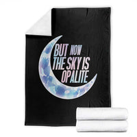 The Sky Is Opalite Moonstone Mystical Crystal Lover Throw Blanket - Wonder Print Shop