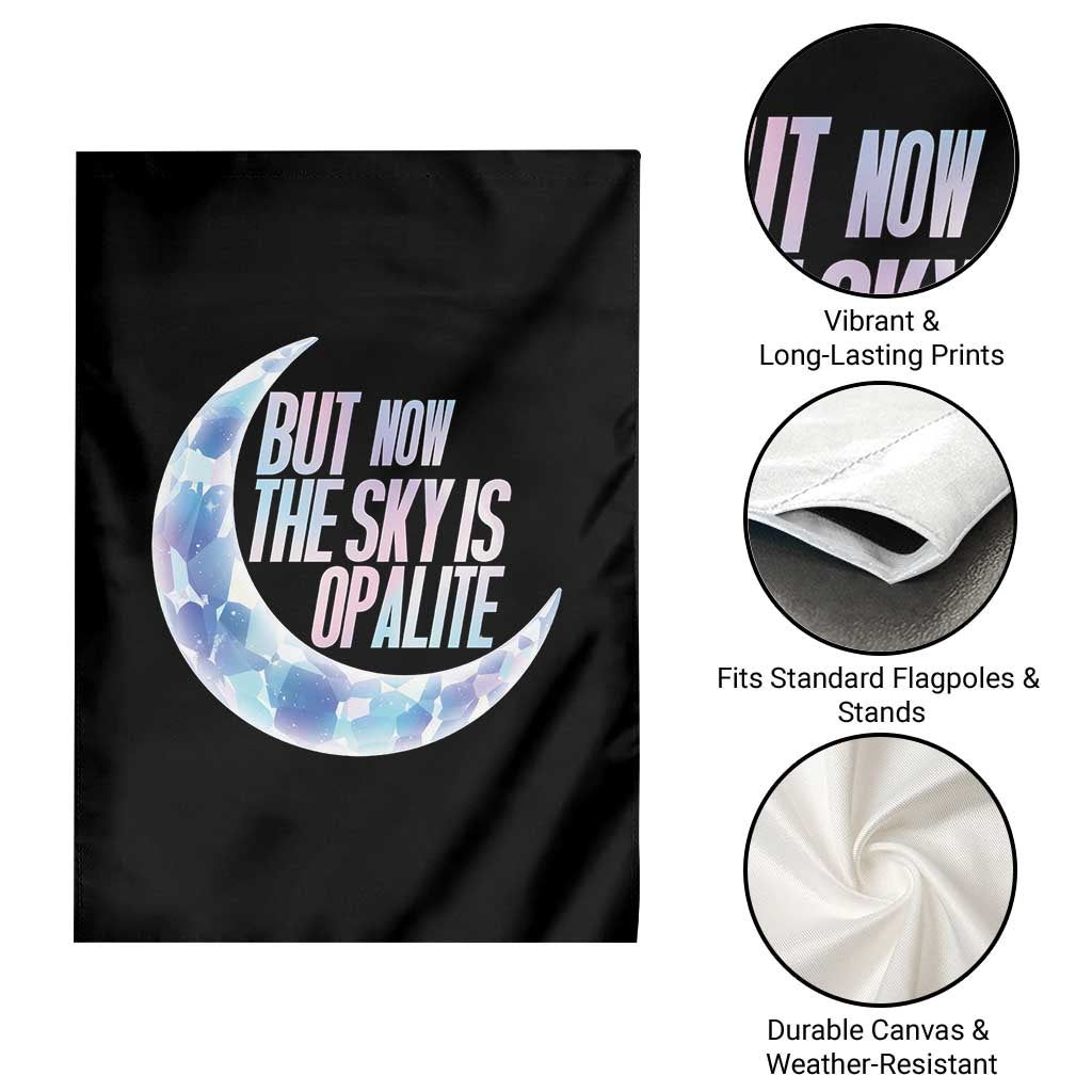 The Sky Is Opalite Moonstone Mystical Crystal Lover Garden Flag - Wonder Print Shop