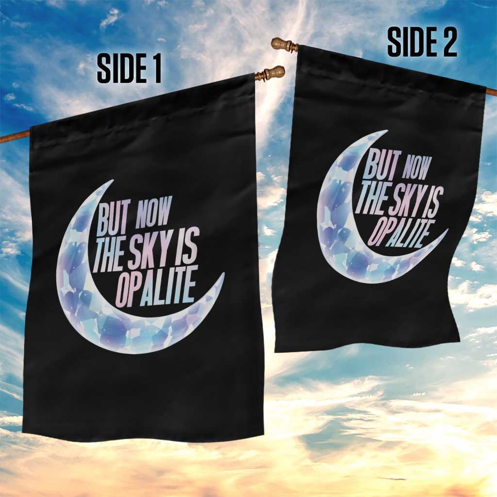 The Sky Is Opalite Moonstone Mystical Crystal Lover Garden Flag - Wonder Print Shop
