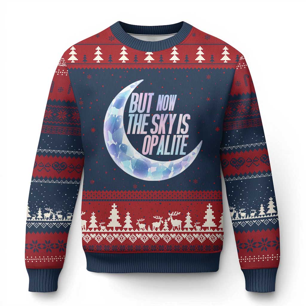 The Sky Is Opalite Moonstone Mystical Crystal Lover Ugly Christmas Sweater - Wonder Print Shop
