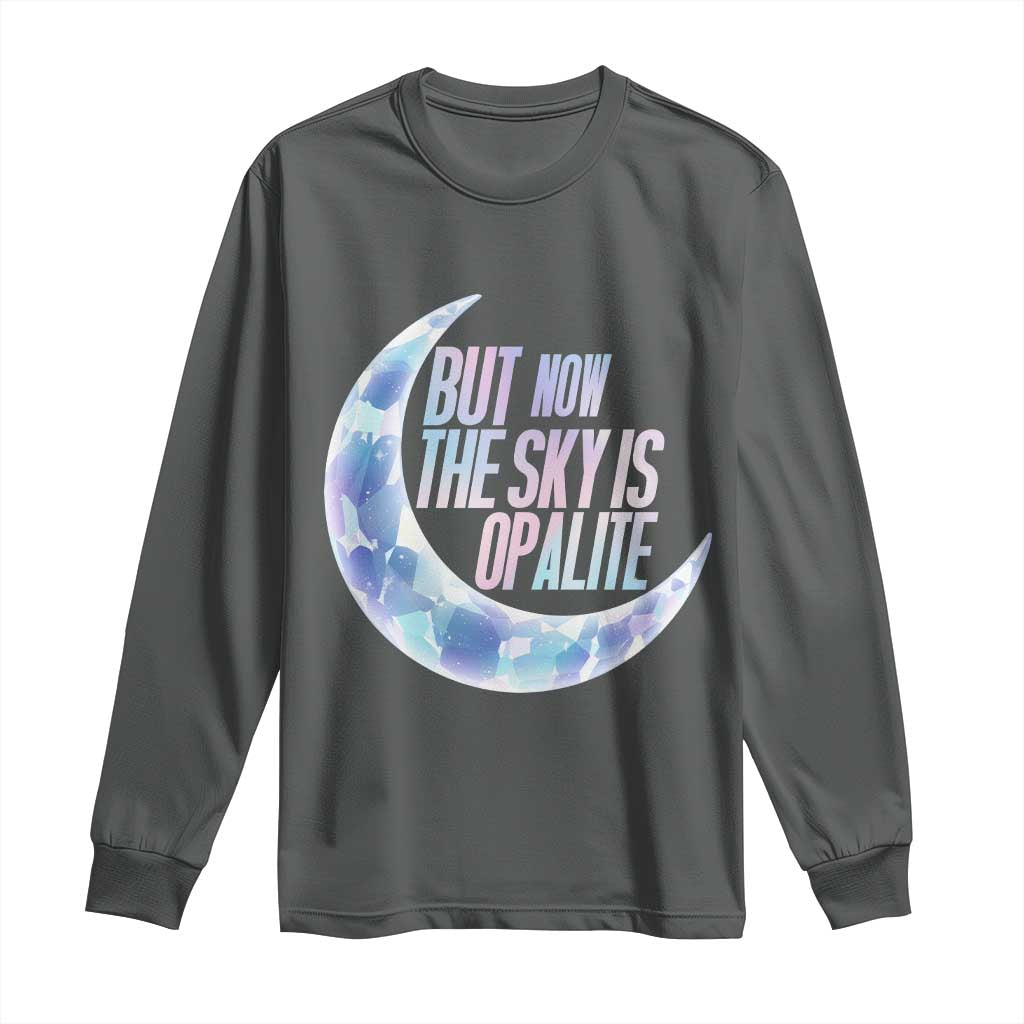The Sky Is Opalite Moonstone Mystical Crystal Lover Long Sleeve Shirt - Wonder Print Shop