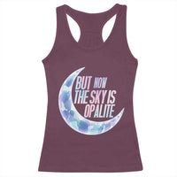 The Sky Is Opalite Moonstone Mystical Crystal Lover Racerback Tank Top - Wonder Print Shop
