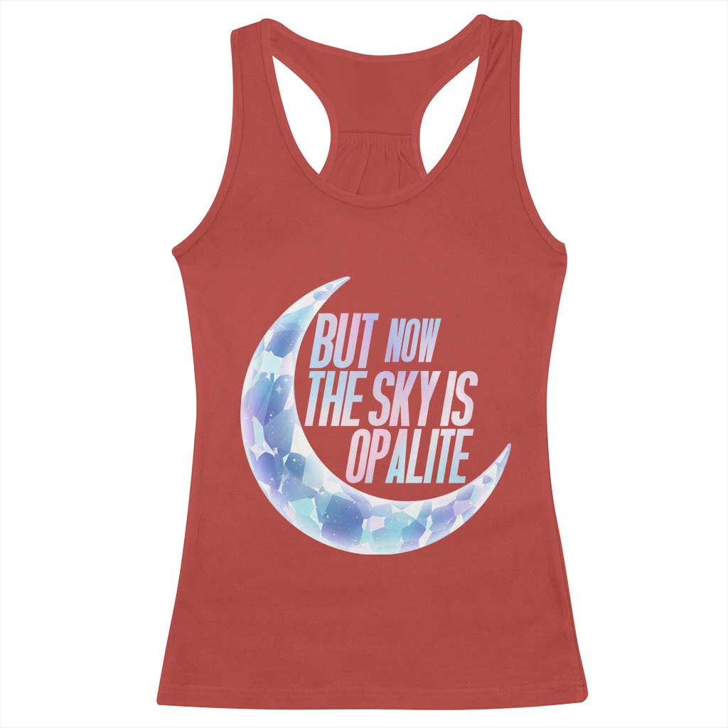 The Sky Is Opalite Moonstone Mystical Crystal Lover Racerback Tank Top - Wonder Print Shop